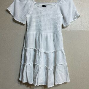 Art Class Textured White Fabric